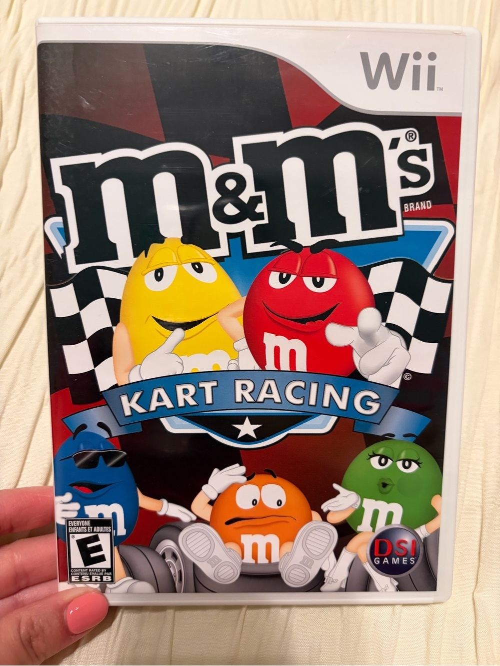 M&M’s Kart Racing Wii Game Complete w/ Manual